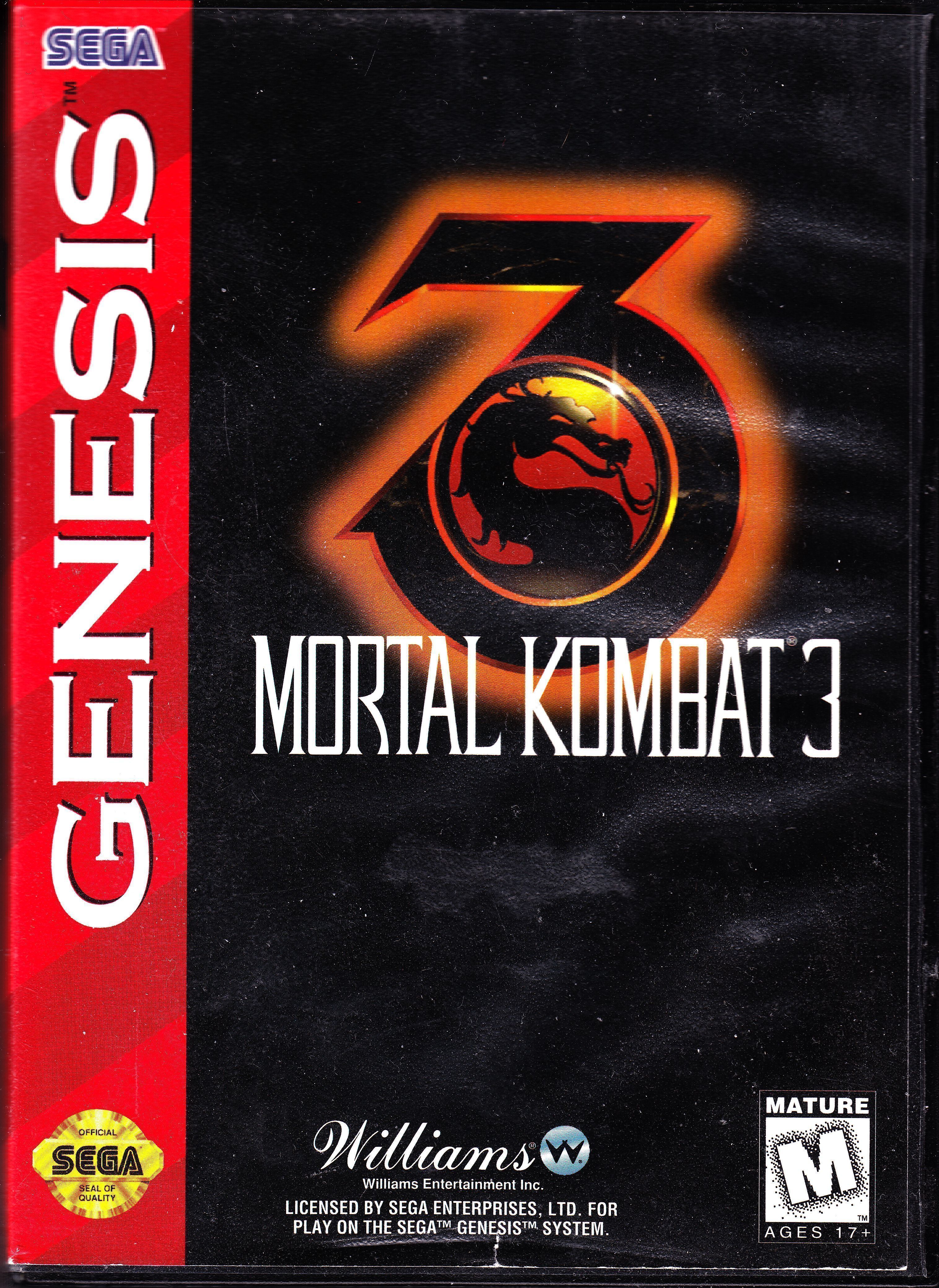 Mortal Kombat 3 (4) (USA) Game Cover